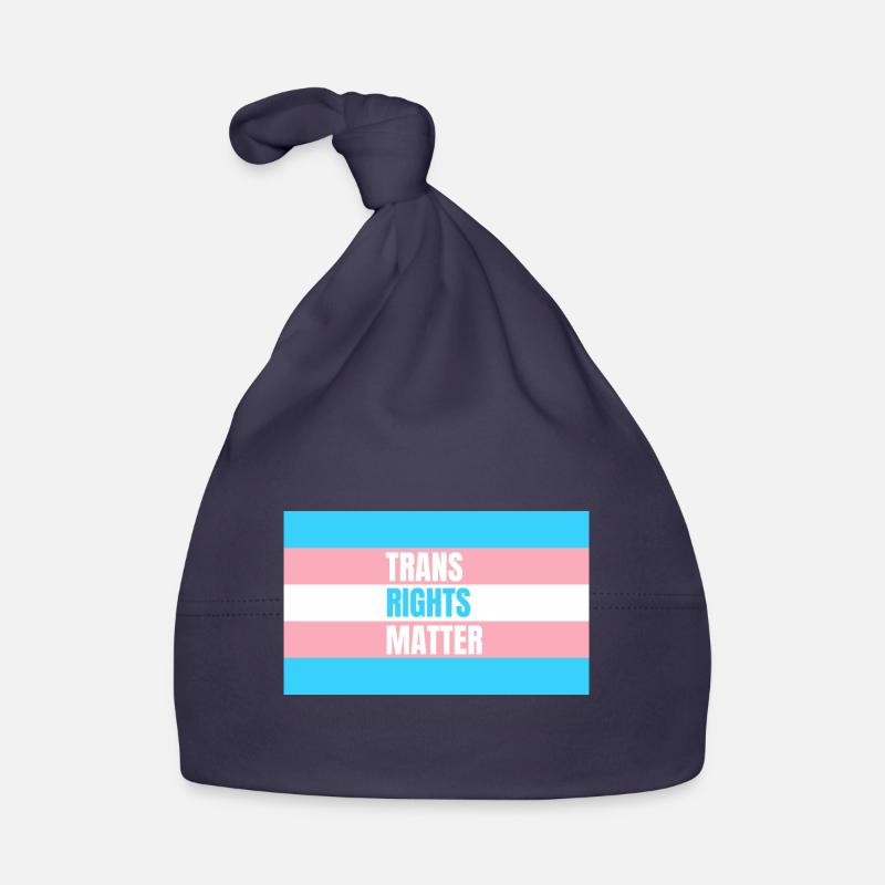 Trans Rights Matter Baby Bio-Mütze