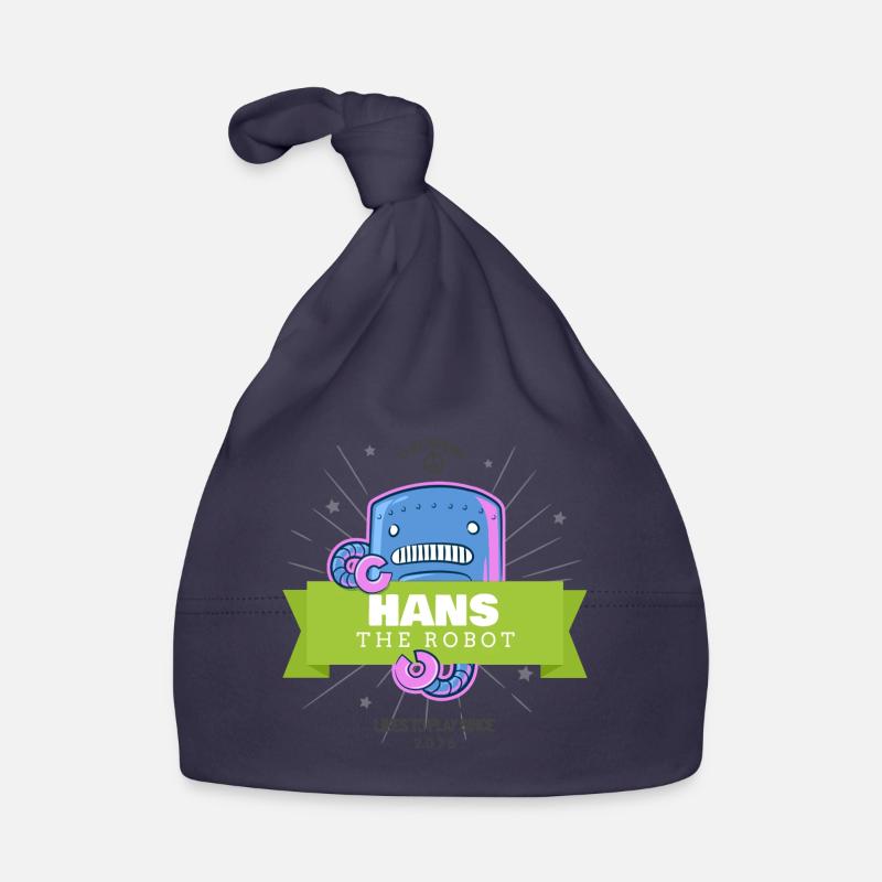 Hans the Robot Organic Baby Cap
