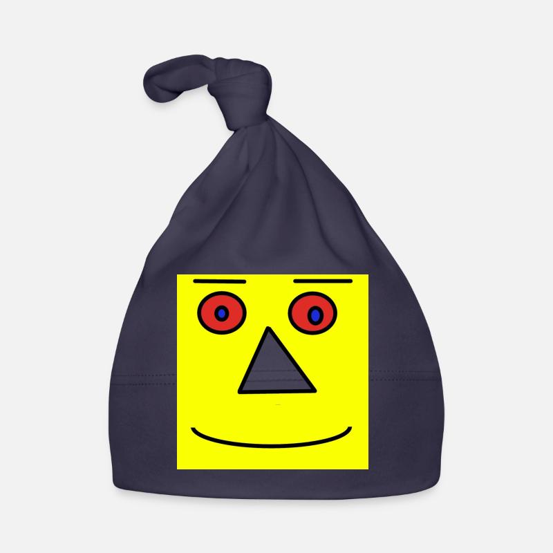 face yellow Organic Baby Cap