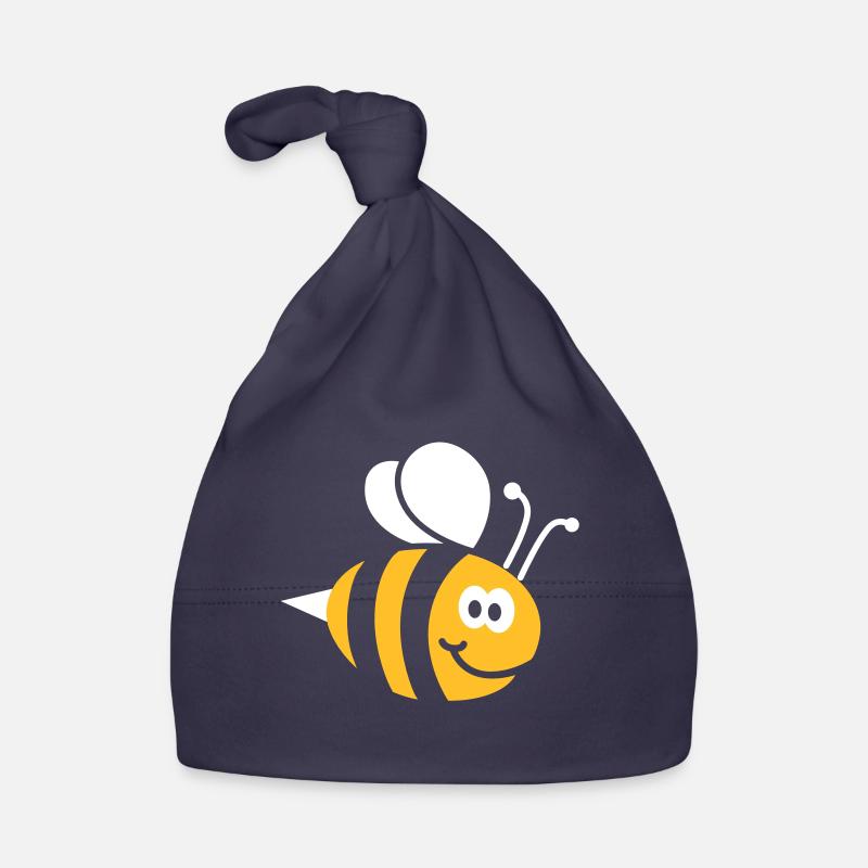Bienchen 2C - Baby Bio-Mütze - Navy