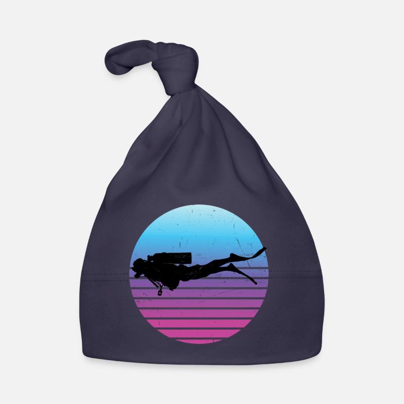 Diving Diver Plongeur Homme Plongée Libre Scuba Diver Bonnet bio Bébé