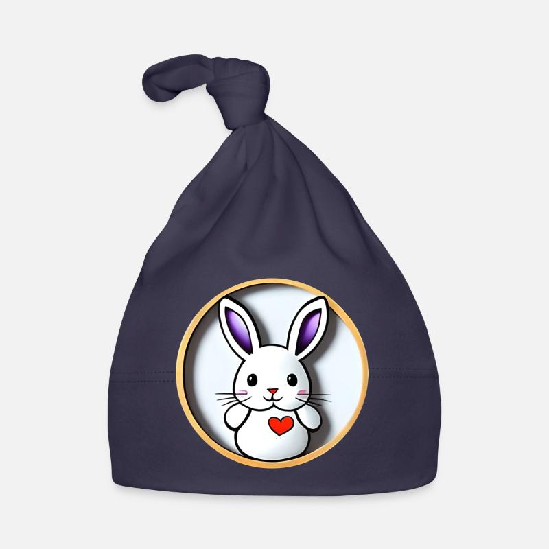 Lapin mignon lapin de Pâques Bonnet bio Bébé