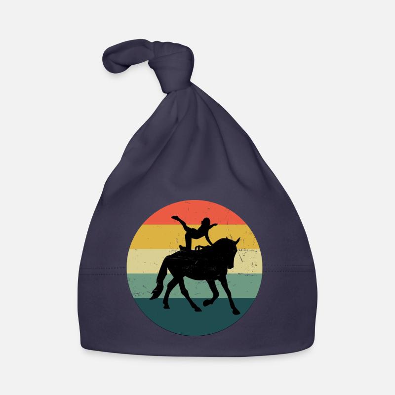 Horse performance team vaulting men Organic Baby Cap