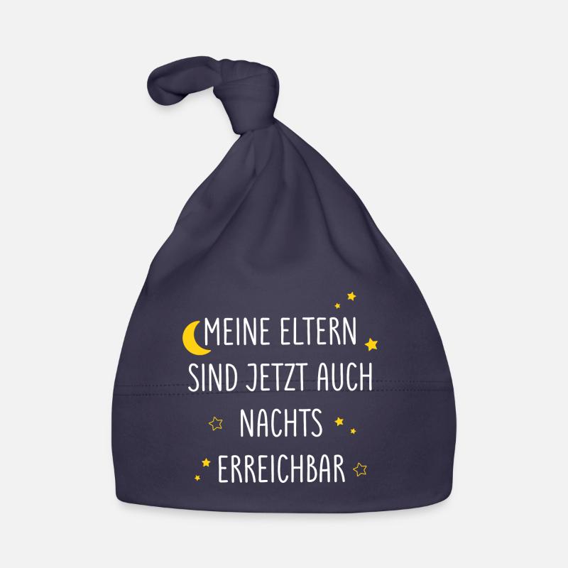 My parents are now also available at night Organic Baby Cap