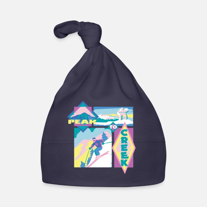 Peak to creek - Bonnet bio Bébé - marine