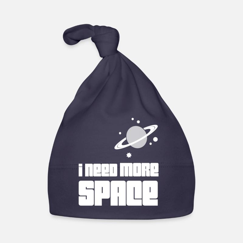 I need more Space / Geschenk Idee Baby Bio-Mütze