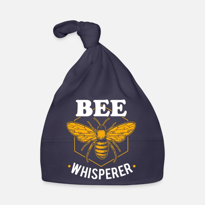 Bee Whisperer beekeeper bee lover bee honey Organic Baby Cap