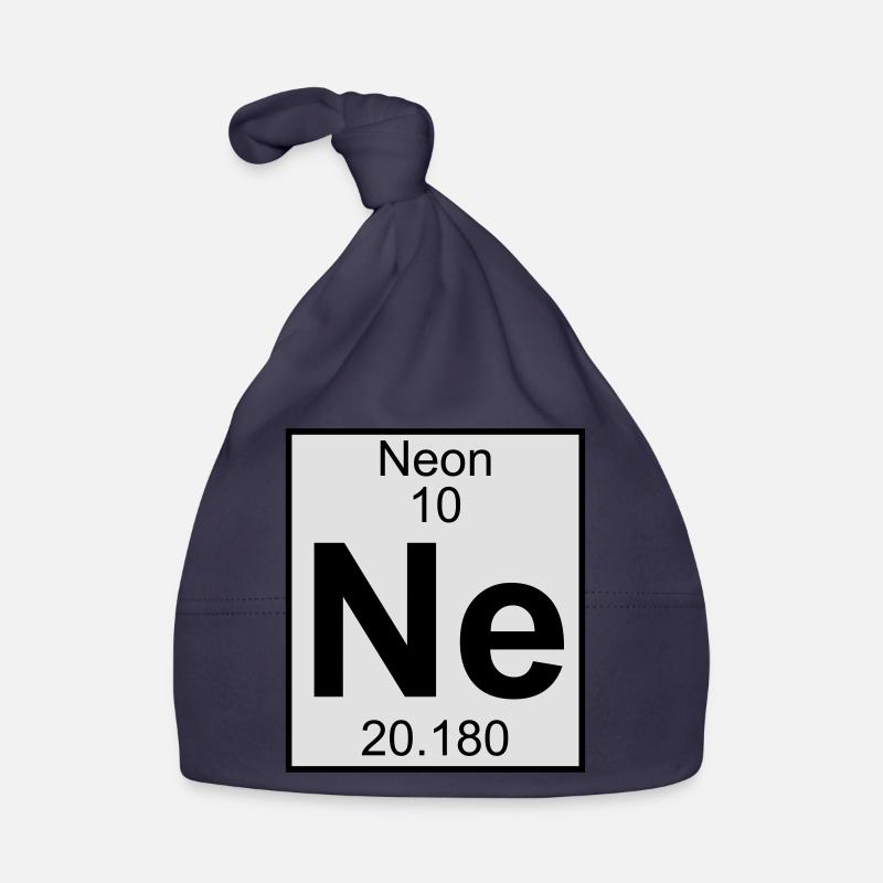 Neon (Ne) (element 10) Organic Baby Cap