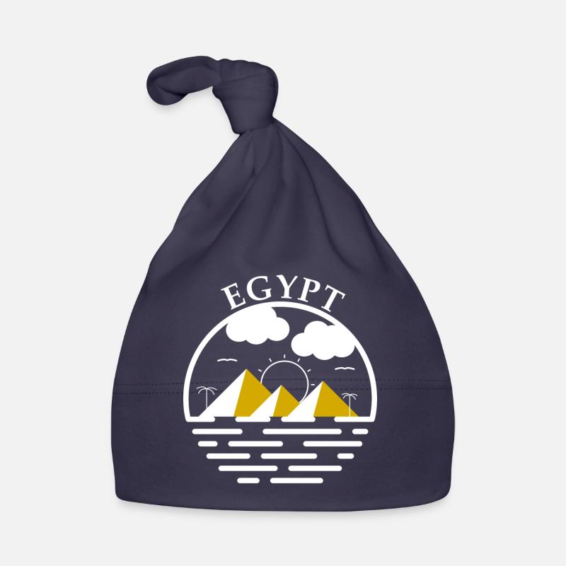Egypte pyramides Caire cadeau pyramide Egypte Bonnet bio Bébé