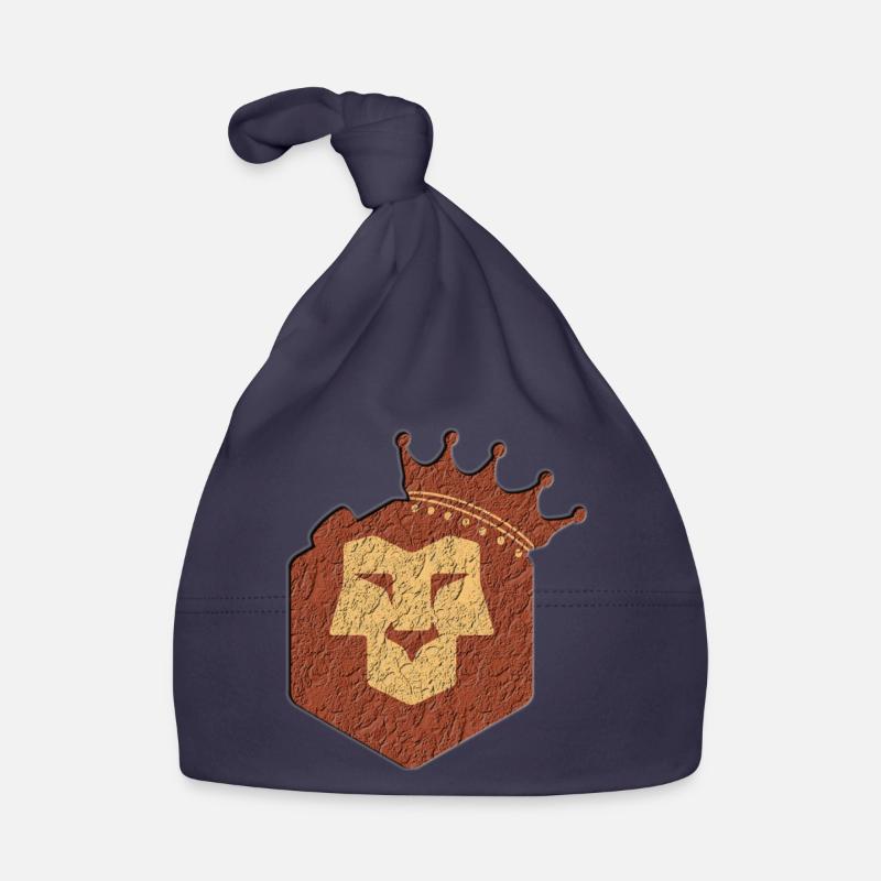 Lion with crown Organic Baby Cap
