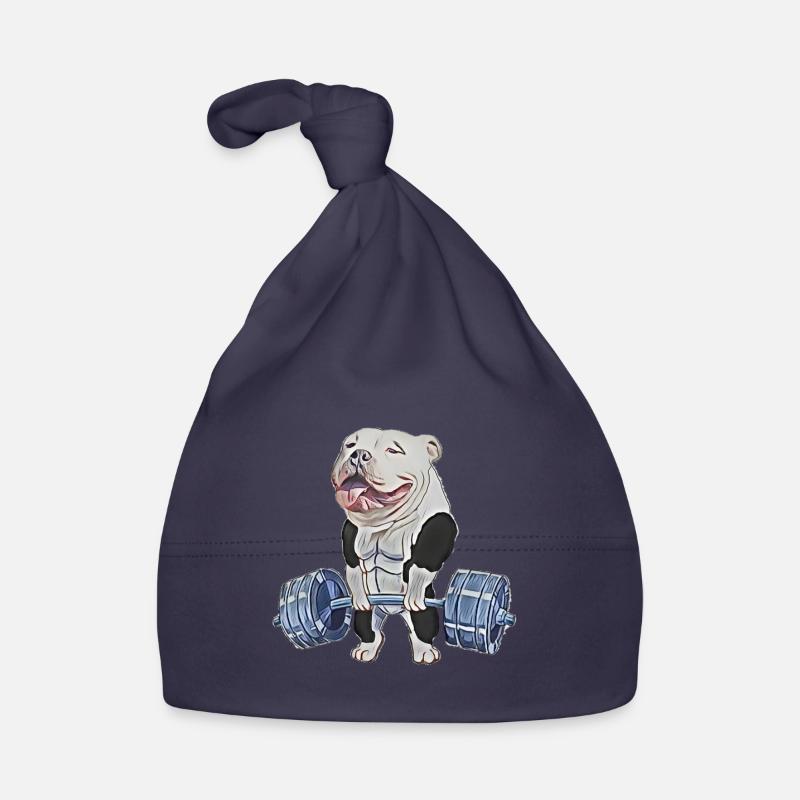 Muscle Bully - Bonnet bio Bébé - marine