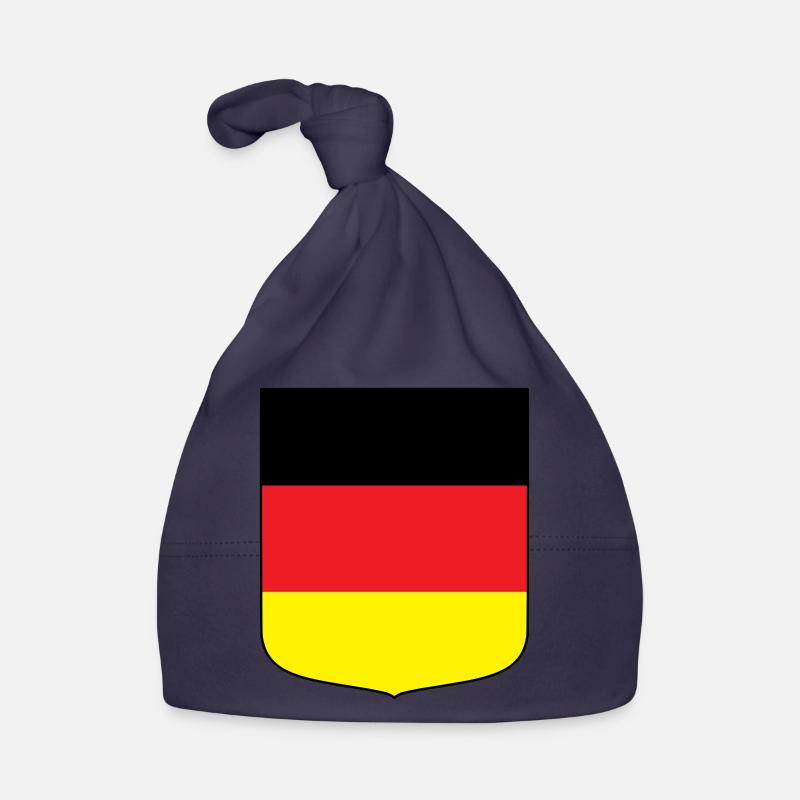 Germany (black border) Organic Baby Cap
