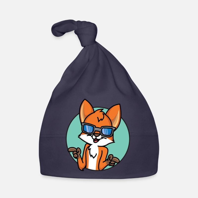 Renard drôle Bonnet bio Bébé