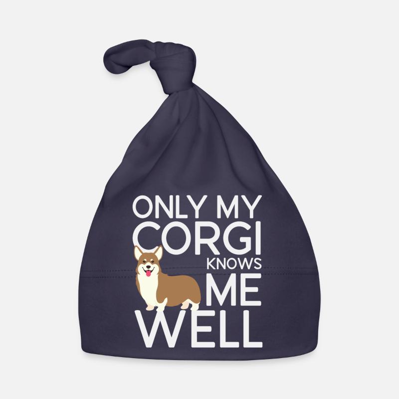 Seul mon Corgi me connaît bien Bonnet bio Bébé