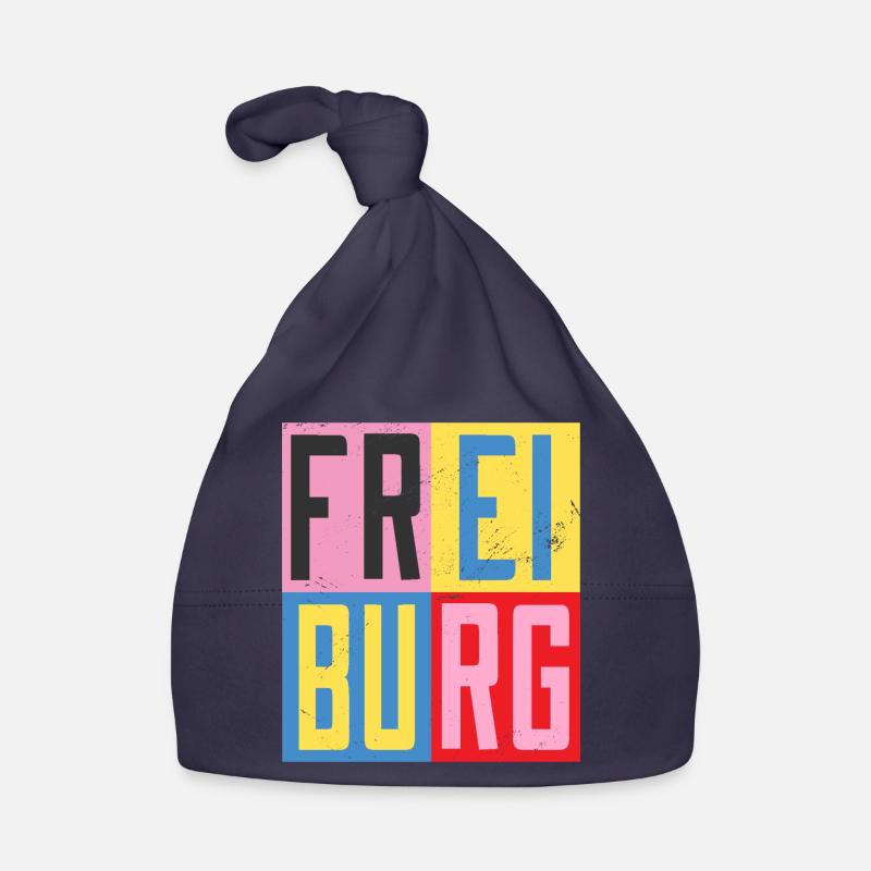 Freiburg Städte Design Baby Bio-Mütze