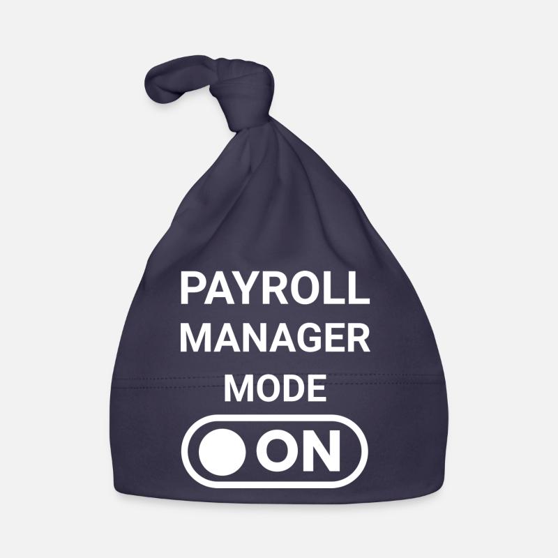 Payroll Manager Mode ON Organic Baby Cap