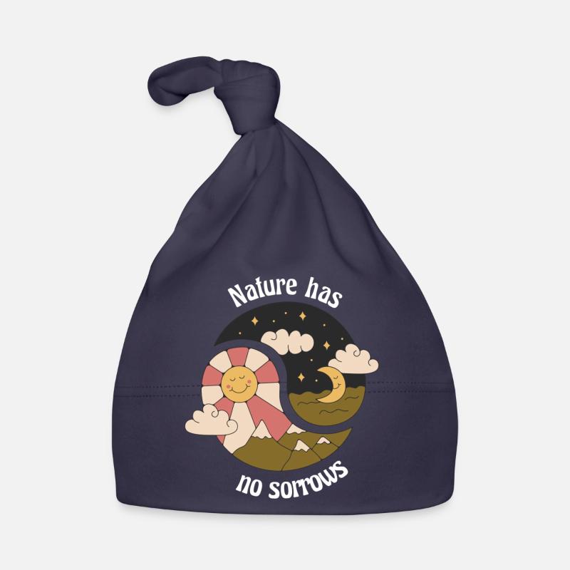 La nature n’a pas de chagrins Conceptions rétro de la nature Bonnet bio Bébé