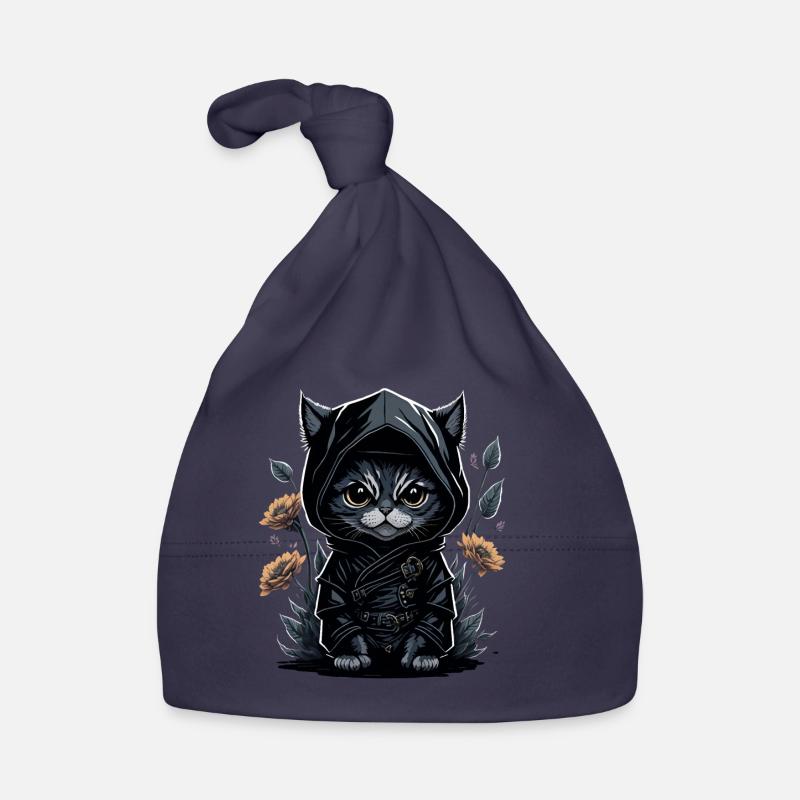 Erlebe Abenteuer mit der Ninja-Katze Baby Bio-Mütze