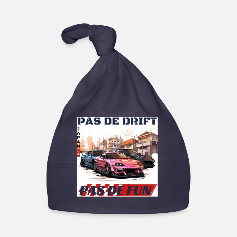 Pas de drift pas de fun Bonnet bio Bébé