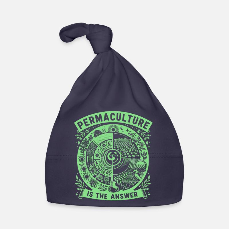 Permaculture Is The Answer Baby Bio-Mütze