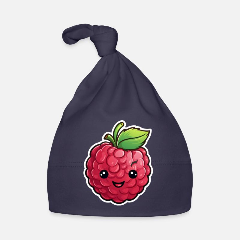 Raspberry Organic Baby Cap