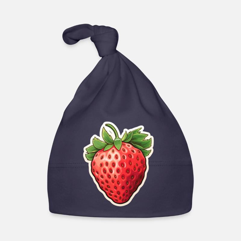 Fraise Fruit Unique Bonnet bio Bébé
