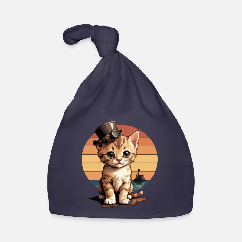 Steampunk Katze Baby Bio-Mütze