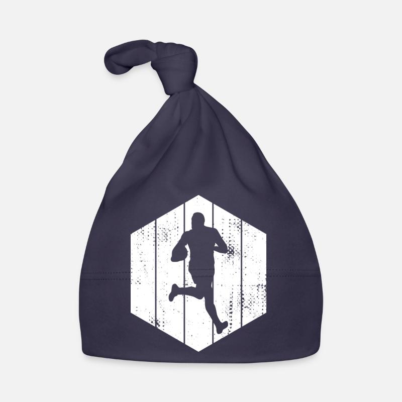 Dessin de rugby Bonnet bio Bébé
