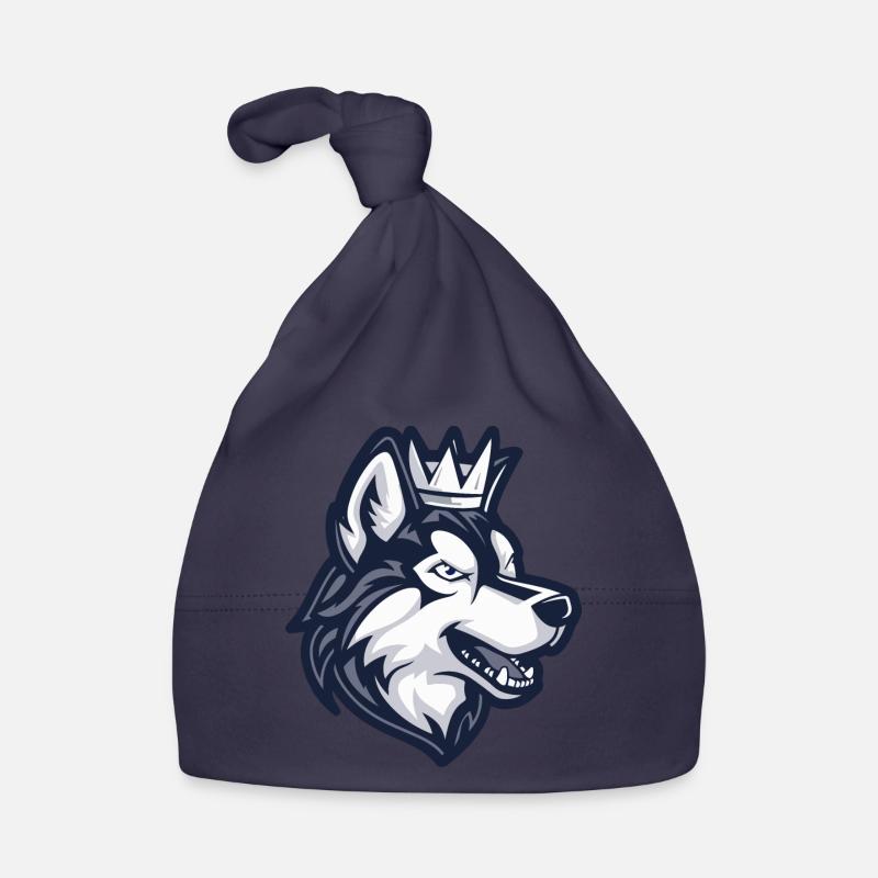 Couronne de chien Husky Bonnet bio Bébé