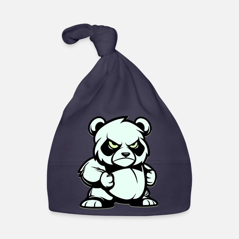Bande dessinée Panda Bear Bonnet bio Bébé
