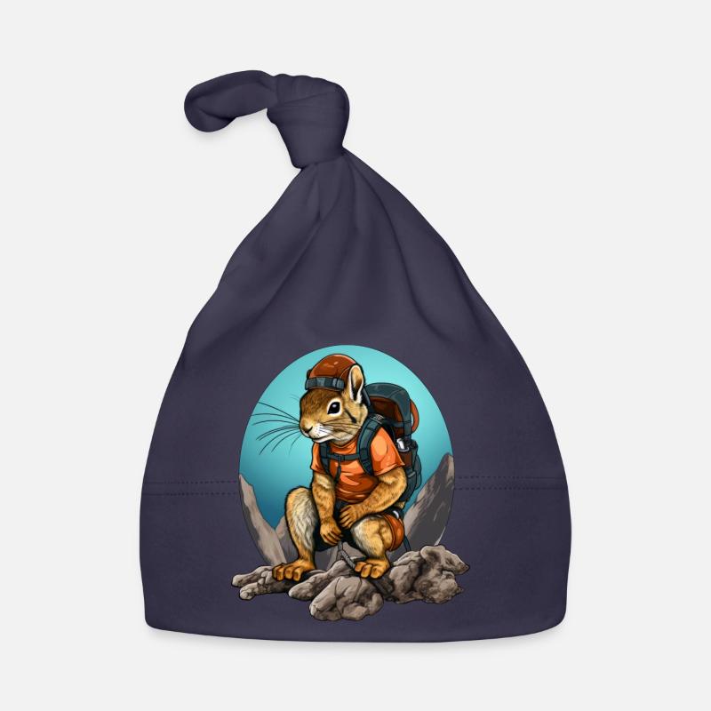 Eichhörnchen Bergsteiger / Wandern Eichhörnchen Baby Bio-Mütze