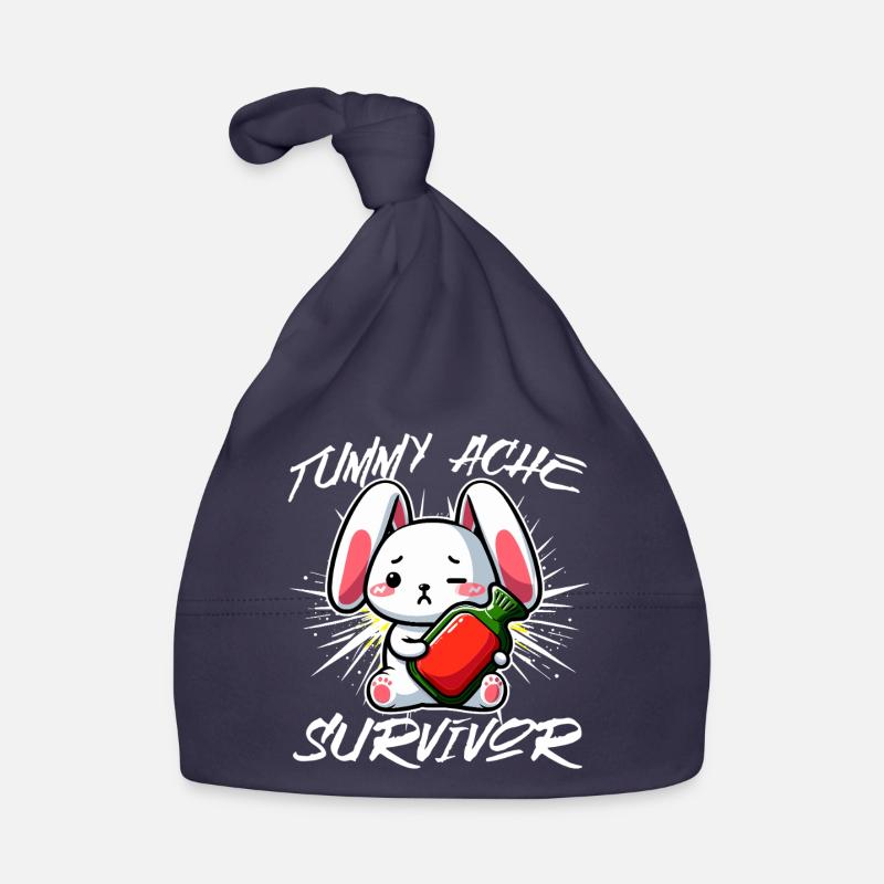 Survivant des maux de ventre - Conception de lapin mignon Bonnet bio Bébé