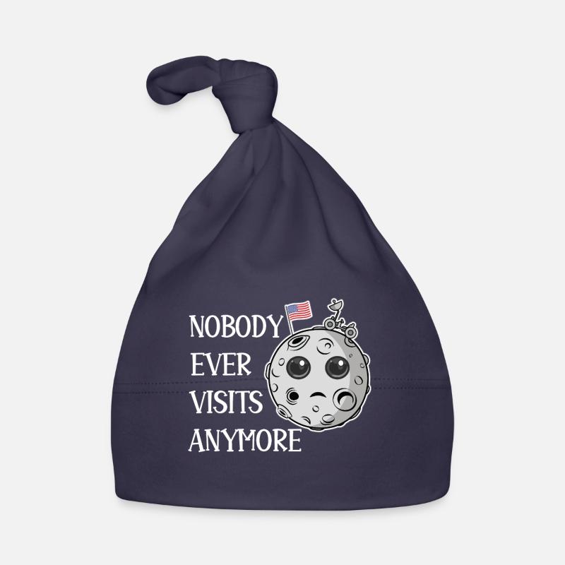 Moon Landing Nobody Ever Visits Anymore Organic Baby Cap