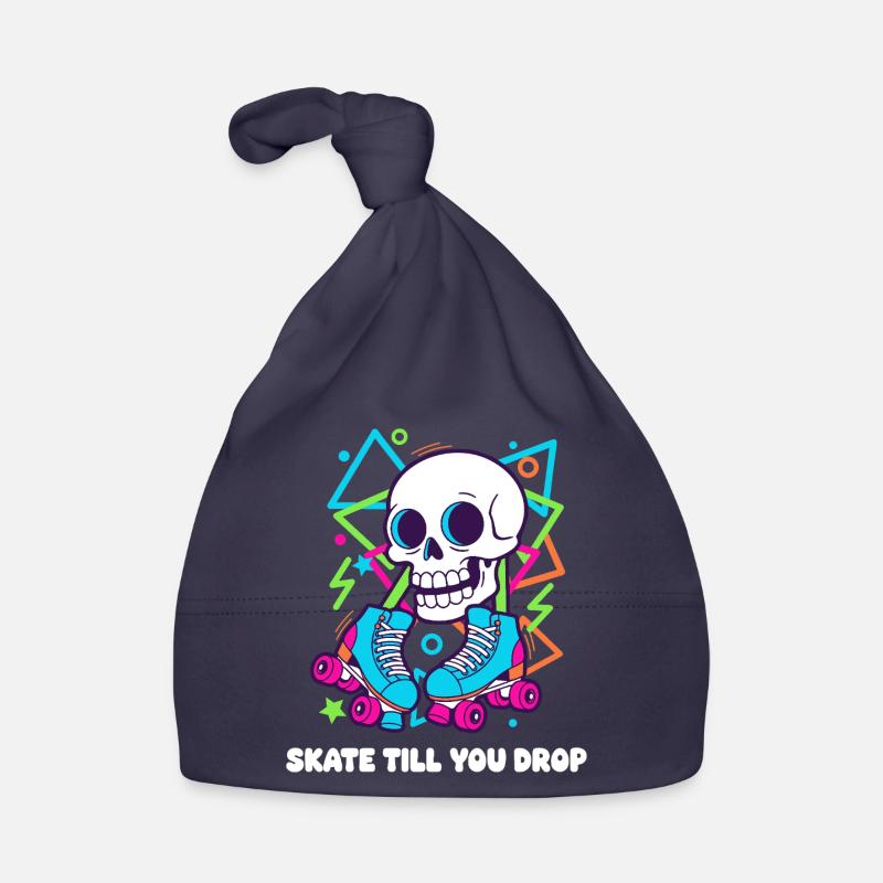 Skelett Roller Neon Groove Baby Bio-Mütze