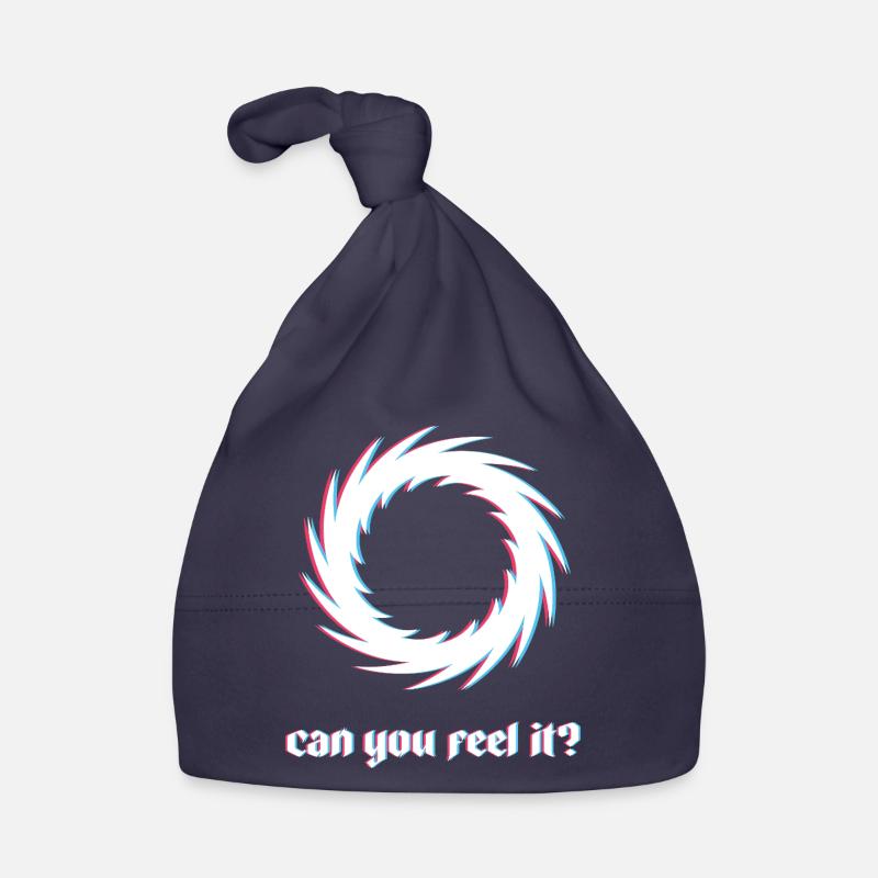 Tu sens que ça dérape - Bonnet bio Bébé - marine
