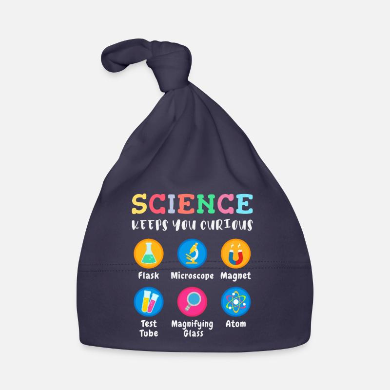 Science arouses curiosity Organic Baby Cap