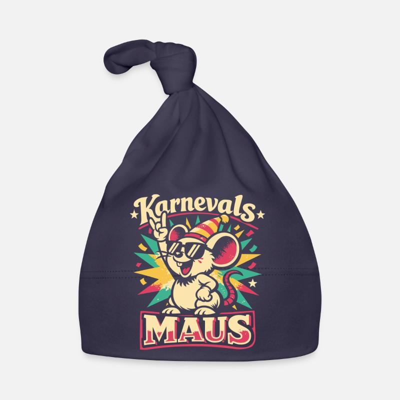 Carnival Mouse Rock Music Funny Gift Organic Baby Cap