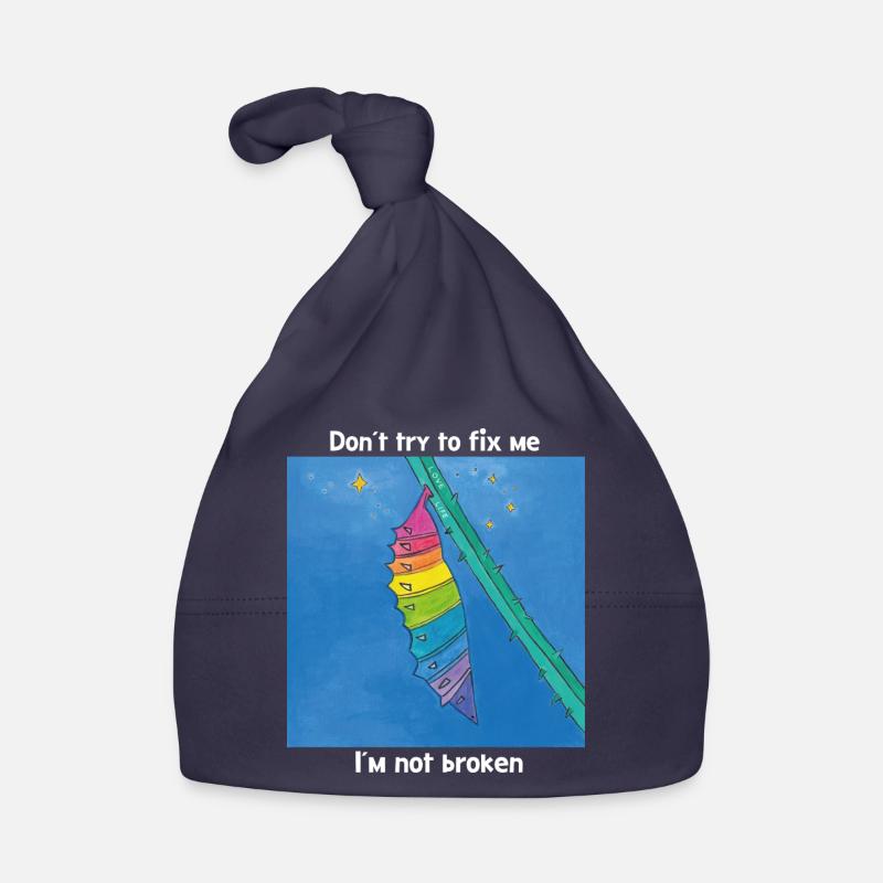 Bon comme je suis ! - Bonnet bio Bébé - marine