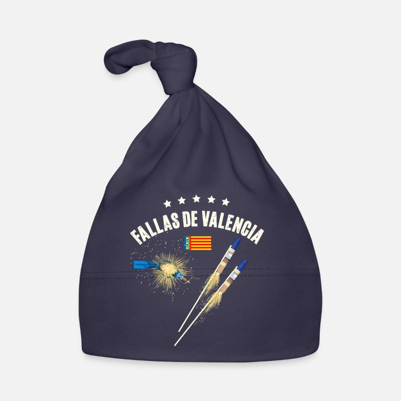Fallas De Valencia Fireworks Organic Baby Cap