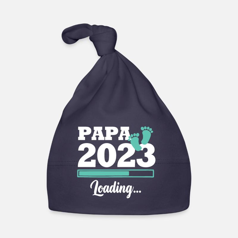 Papa 2023 wird geladen Baby Bio-Mütze