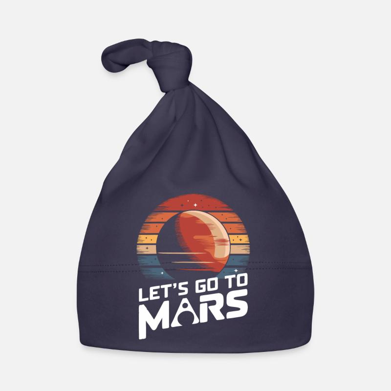Mars Planet Planet Solar System Organic Baby Cap