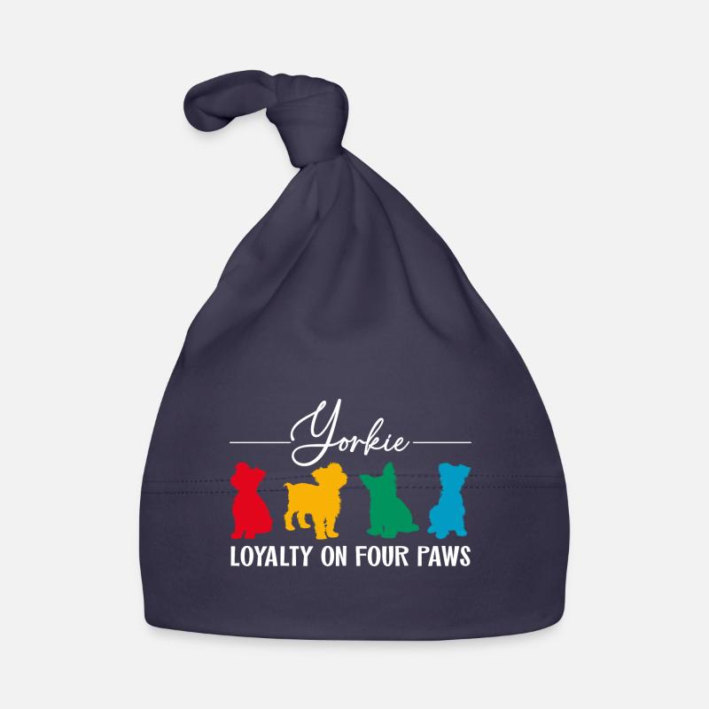 Yorkshire Terrier Loyalty Loyalty on Four Paws Organic Baby Cap