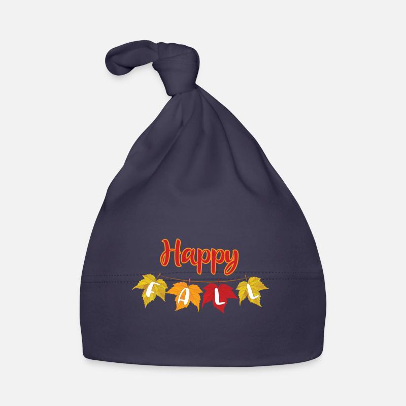 Happy Fall - Feuilles d’automne Bonnet bio Bébé
