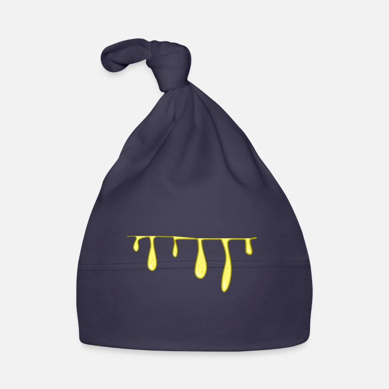 ligne slime jaune ligne visqueuse Bonnet bio Bébé
