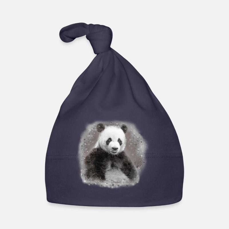 Panda Baby Bio-Mütze