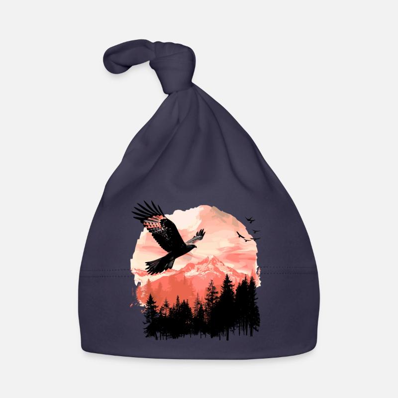 Roter Milan Vogel Greifvogel Baby Bio-Mütze