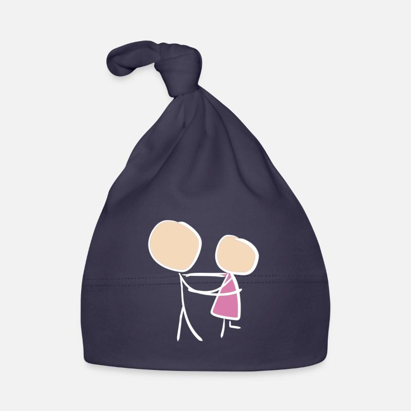 dance dear Valentine's Day couple couples Organic Baby Cap