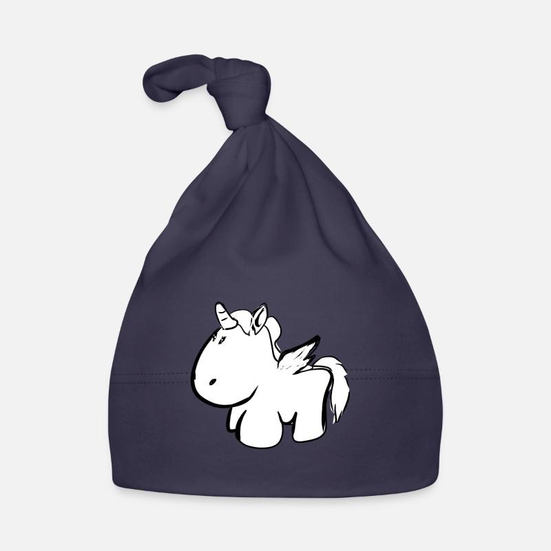 licorne cheval animal ange mouche Bonnet bio Bébé