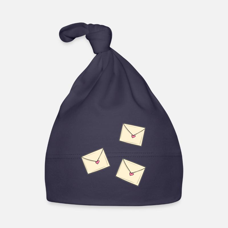 brief herz briefe muster liebe Baby Bio-Mütze