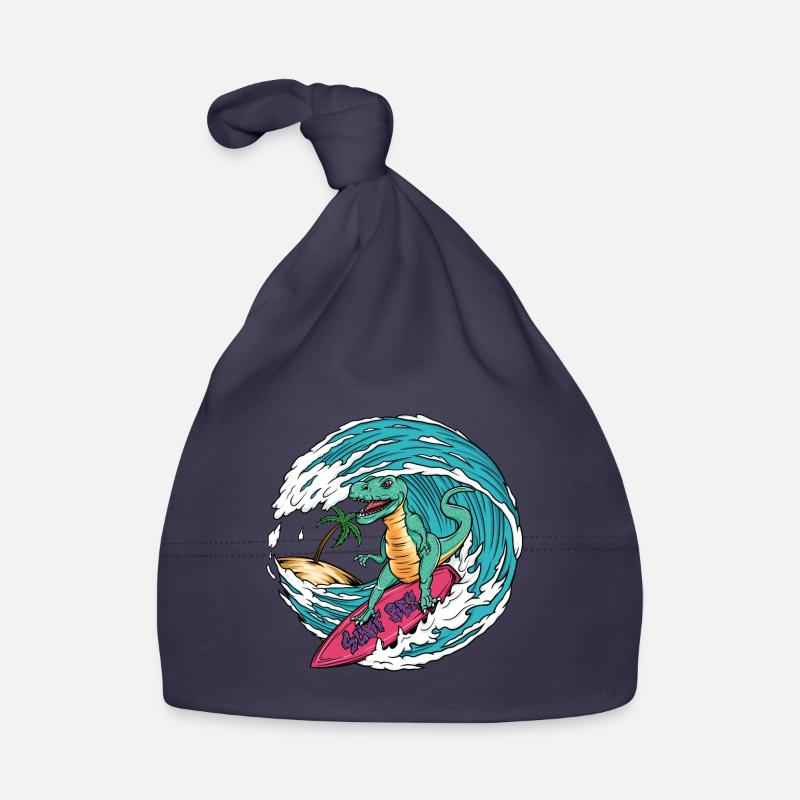 Surf T-Rex Bonnet bio Bébé